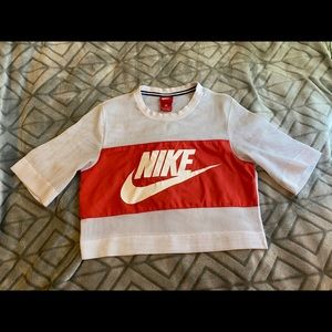 Mesh Nike crop top